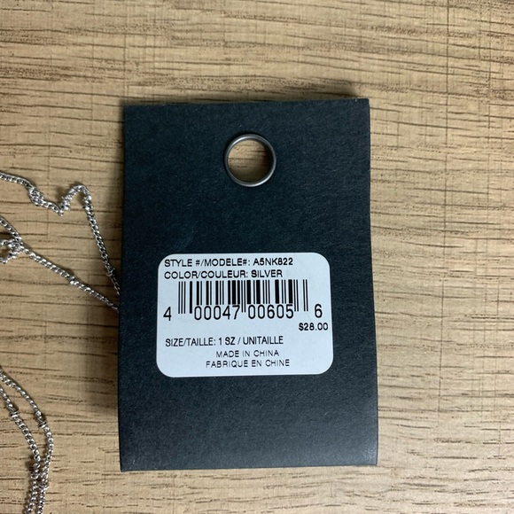 A/X Armani Exchange Tag Necklace NIB!! - Picture 8 of 8